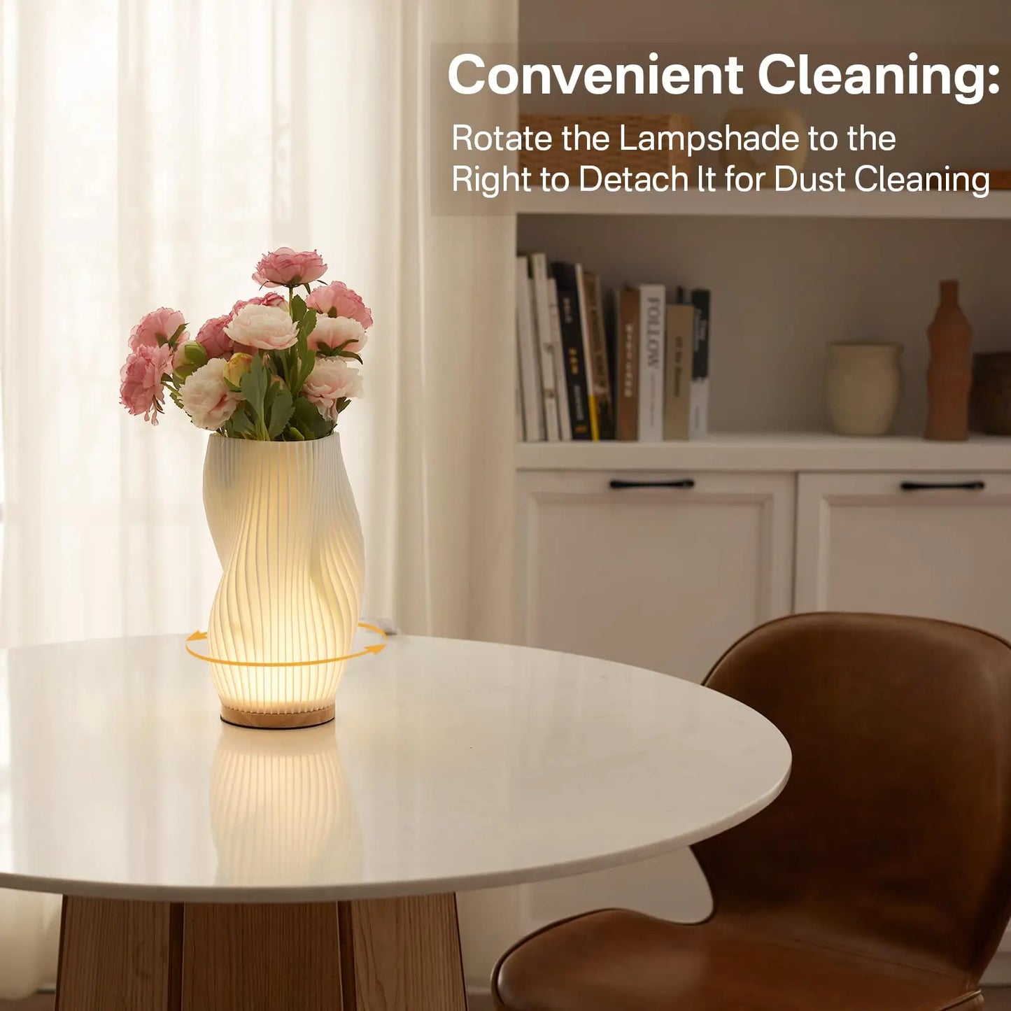 3D Pleated Dimmable Desk Lamp