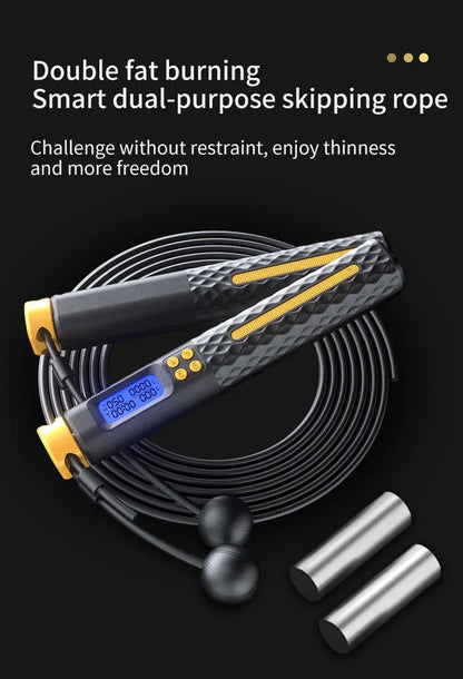 2 In 1 Skipping Rope With Intelligent Counting