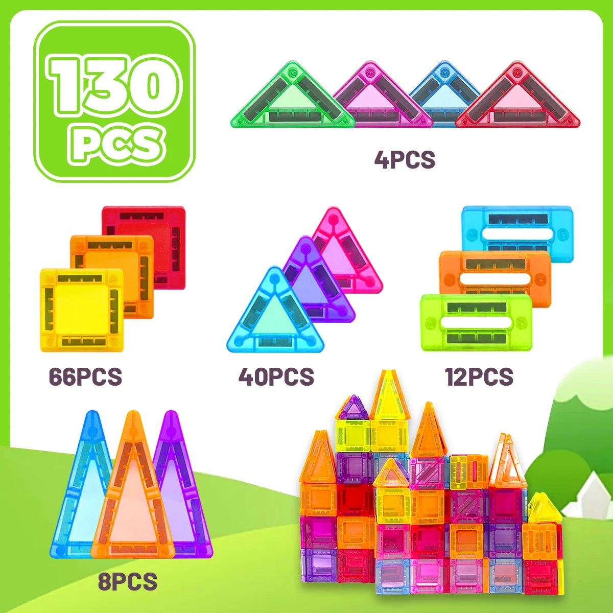 Magnetic Building Blocks for Kids