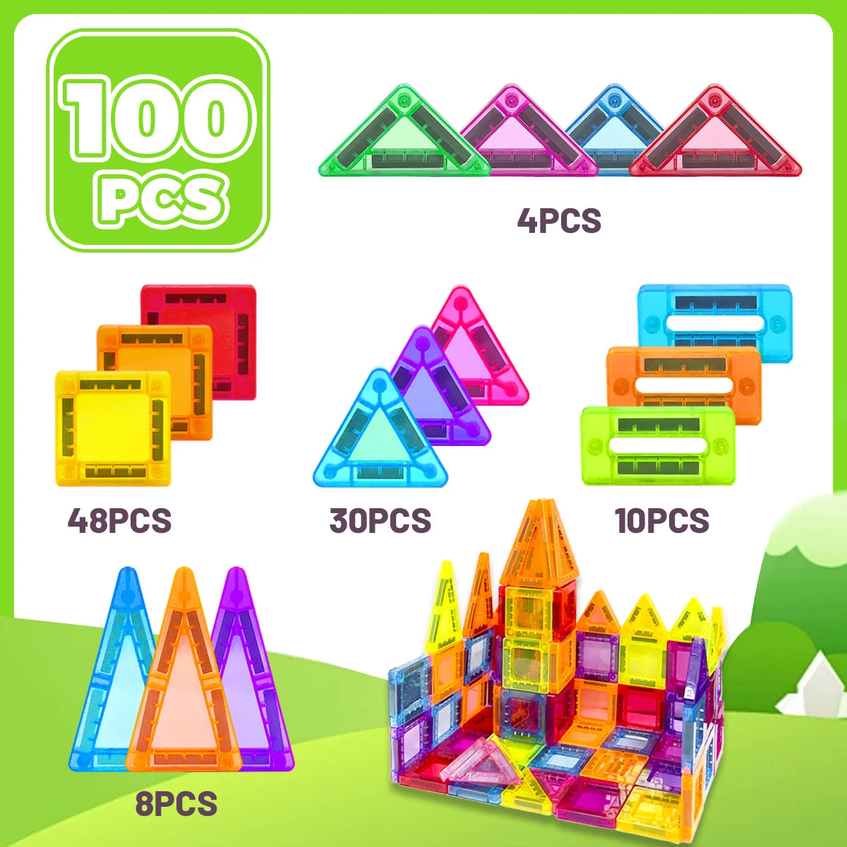 Magnetic Building Blocks for Kids