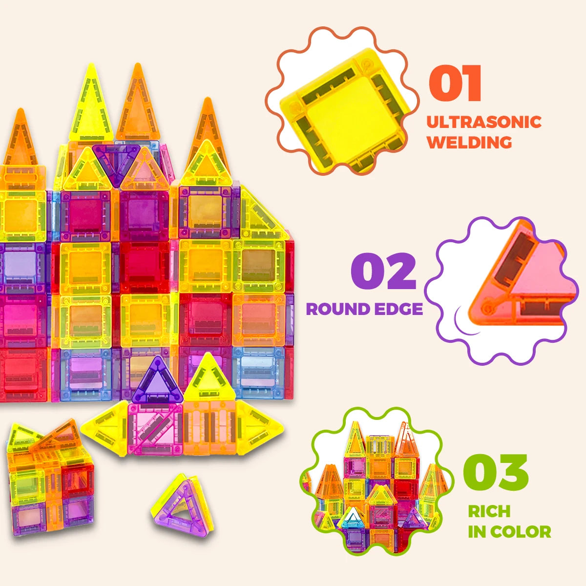 Magnetic Building Blocks for Kids
