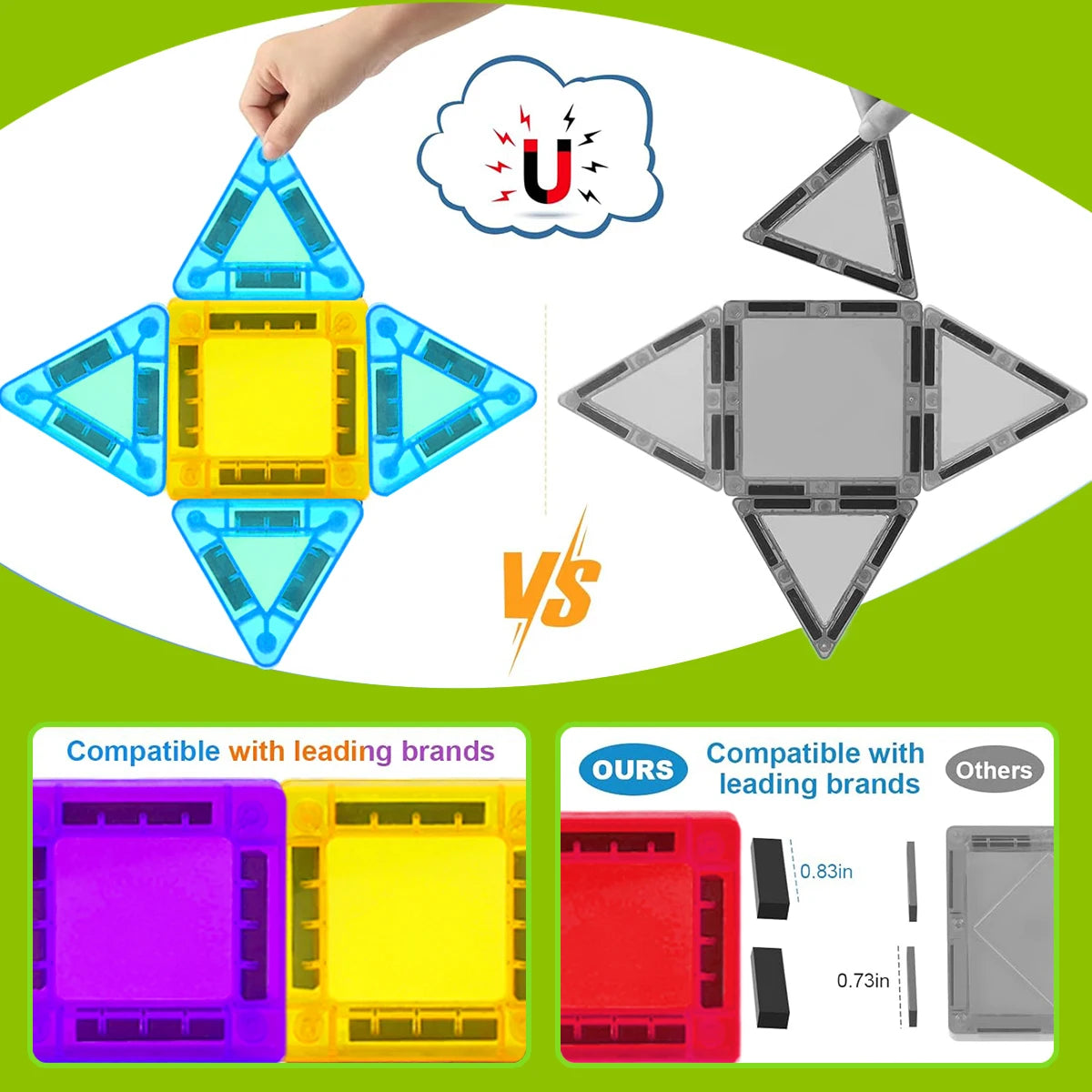 Magnetic Building Blocks for Kids