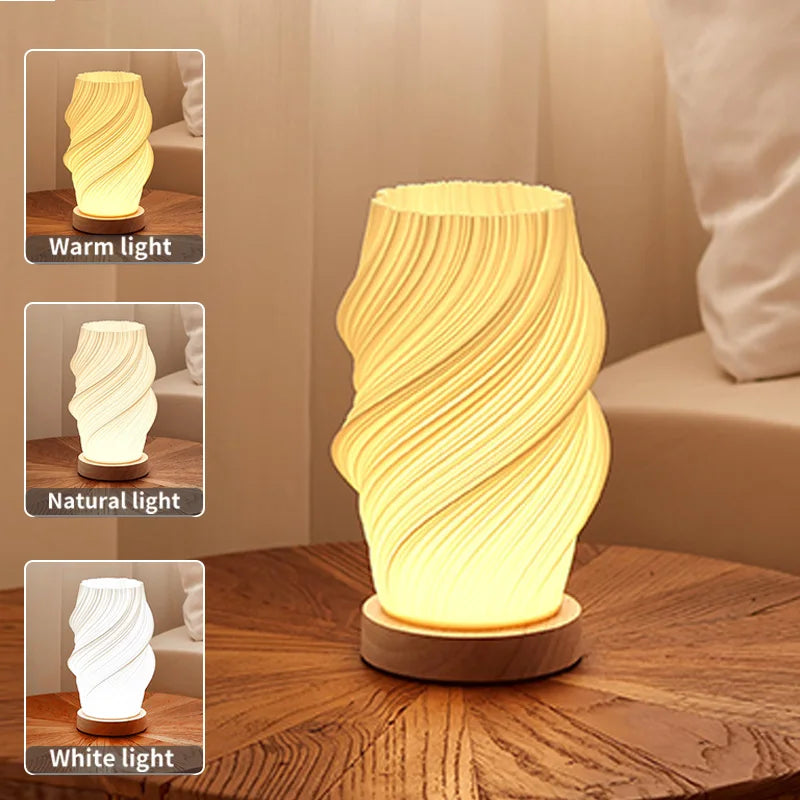 3D Pleated Dimmable Desk Lamp